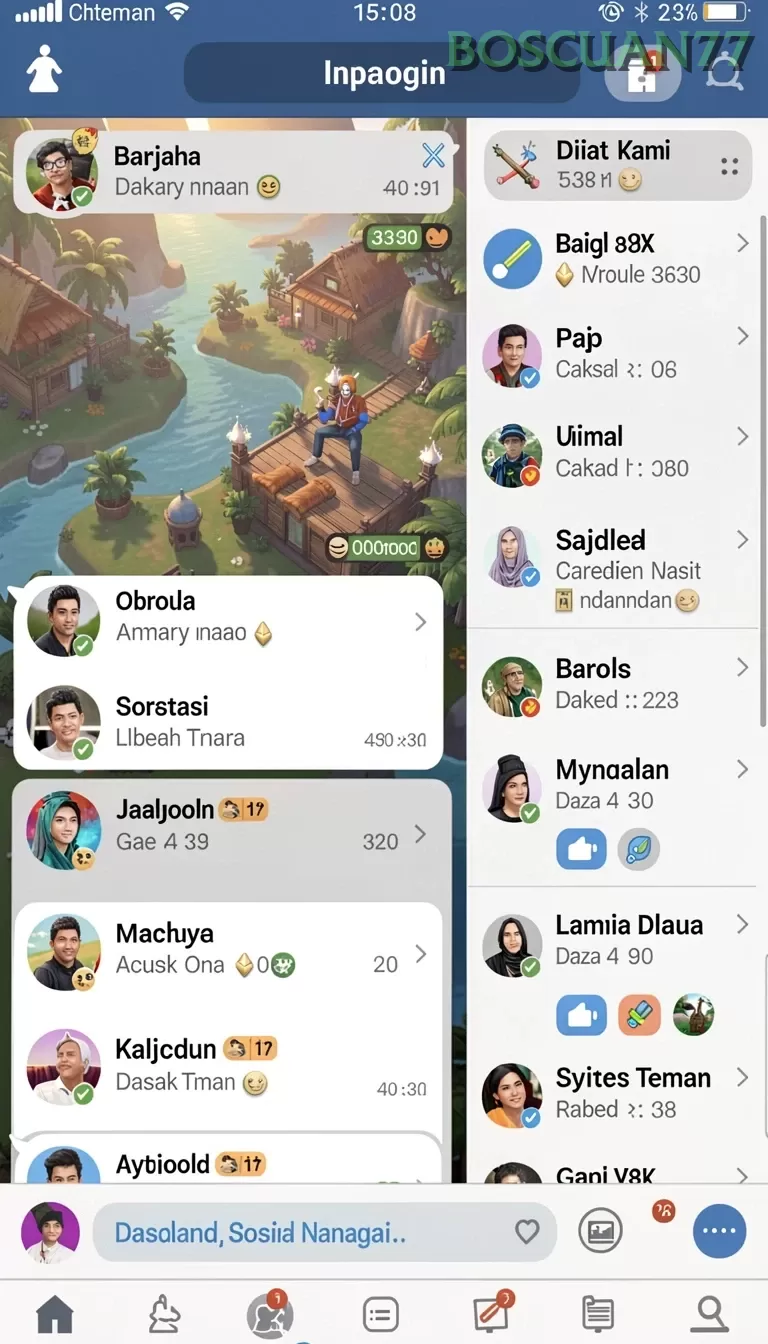 Cuplikan layar KOINAGA88 — menu navigasi