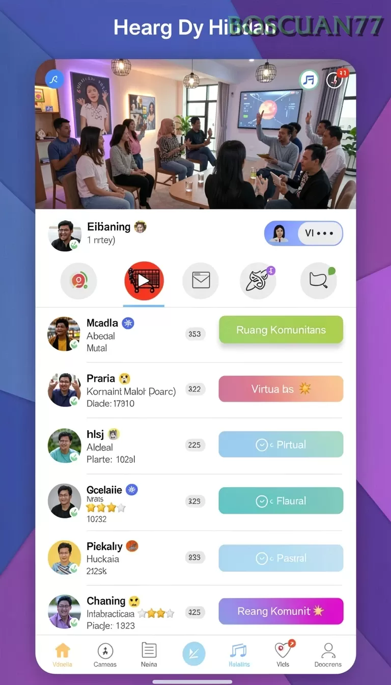 Cuplikan layar MAMI188 — halaman utama